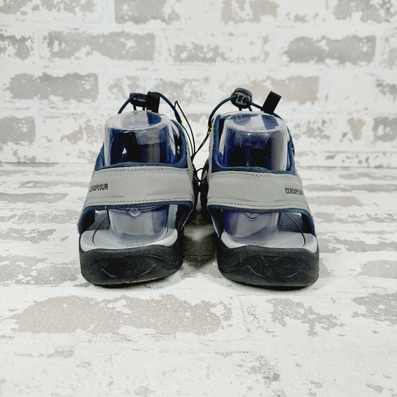 New ZeroXposur Wallowa River Grey Bungee Lace Up Sandals K552 - Picture 6 of 11